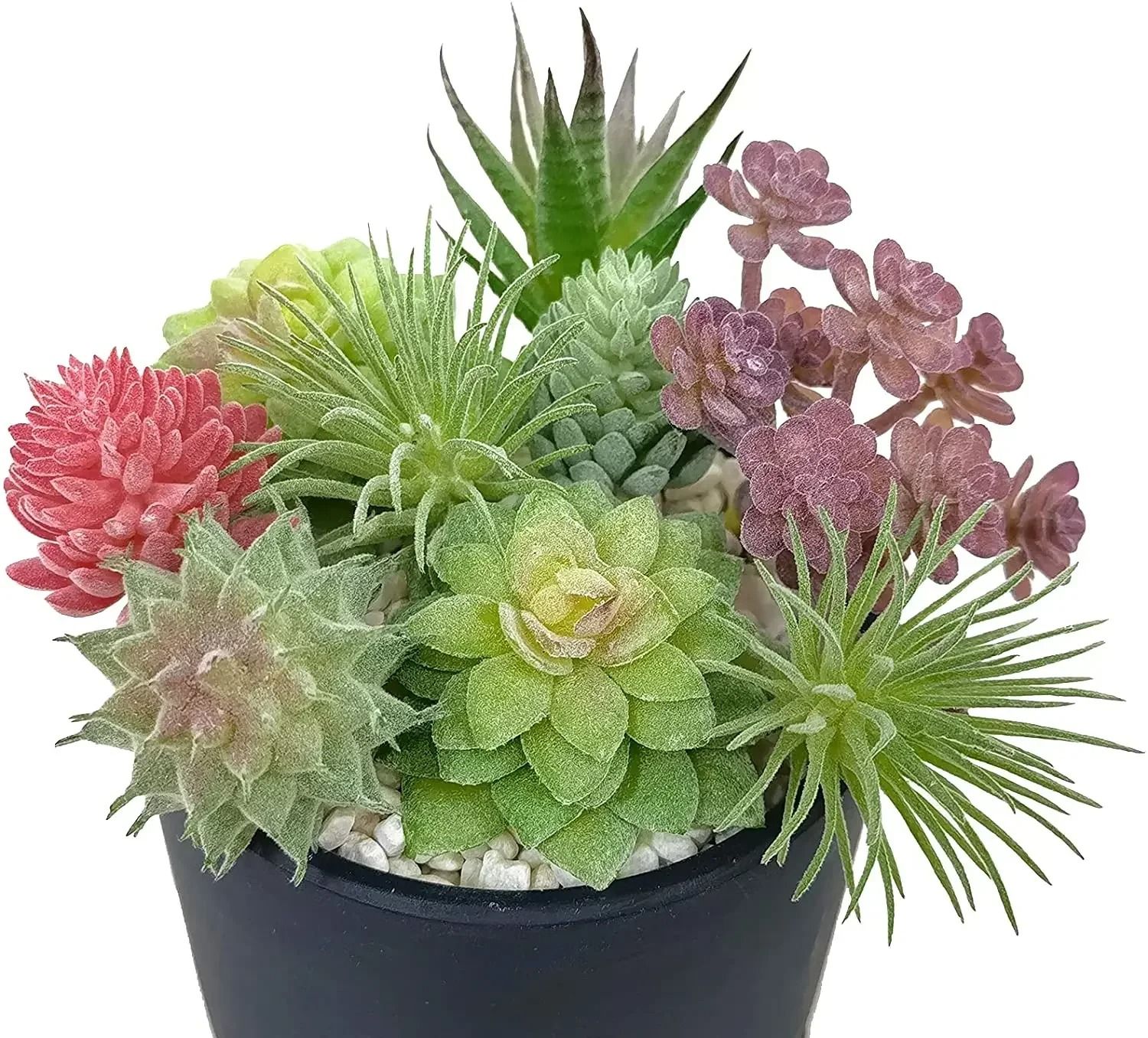 Artificial Small Succulent Set – High-Performance 9-Piece Indoor Botanical Decor & Multi-Type Faux Plant Collection