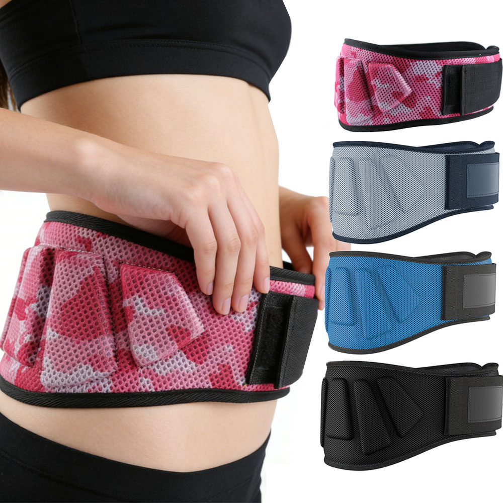 Wide Adjustable Fitness Waist Belt for Weightlifting & Deadlifts