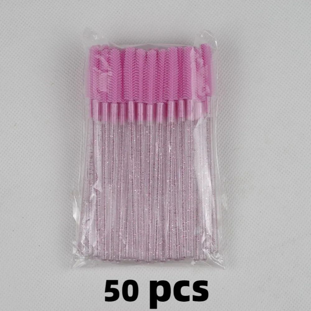 Crystal Eyelash Brush Spoolie Set Disposable Makeup Tool