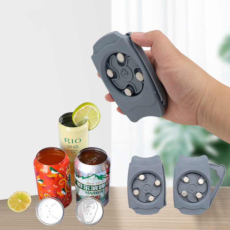 Quick Can Cap Cutter, Multifunctional Beer Opener, Portable Household Gadgets for Party Bars
