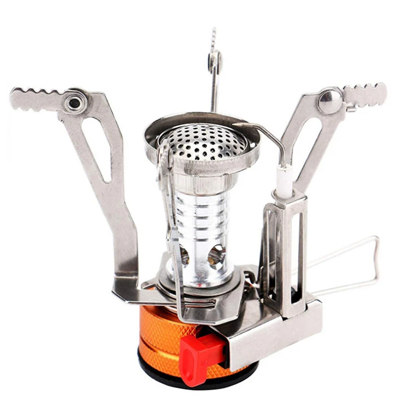 Portable Outdoor Camping Gas Cooker Ultra-Light Aluminum Alloy Camp Stove for Picnic & Survival