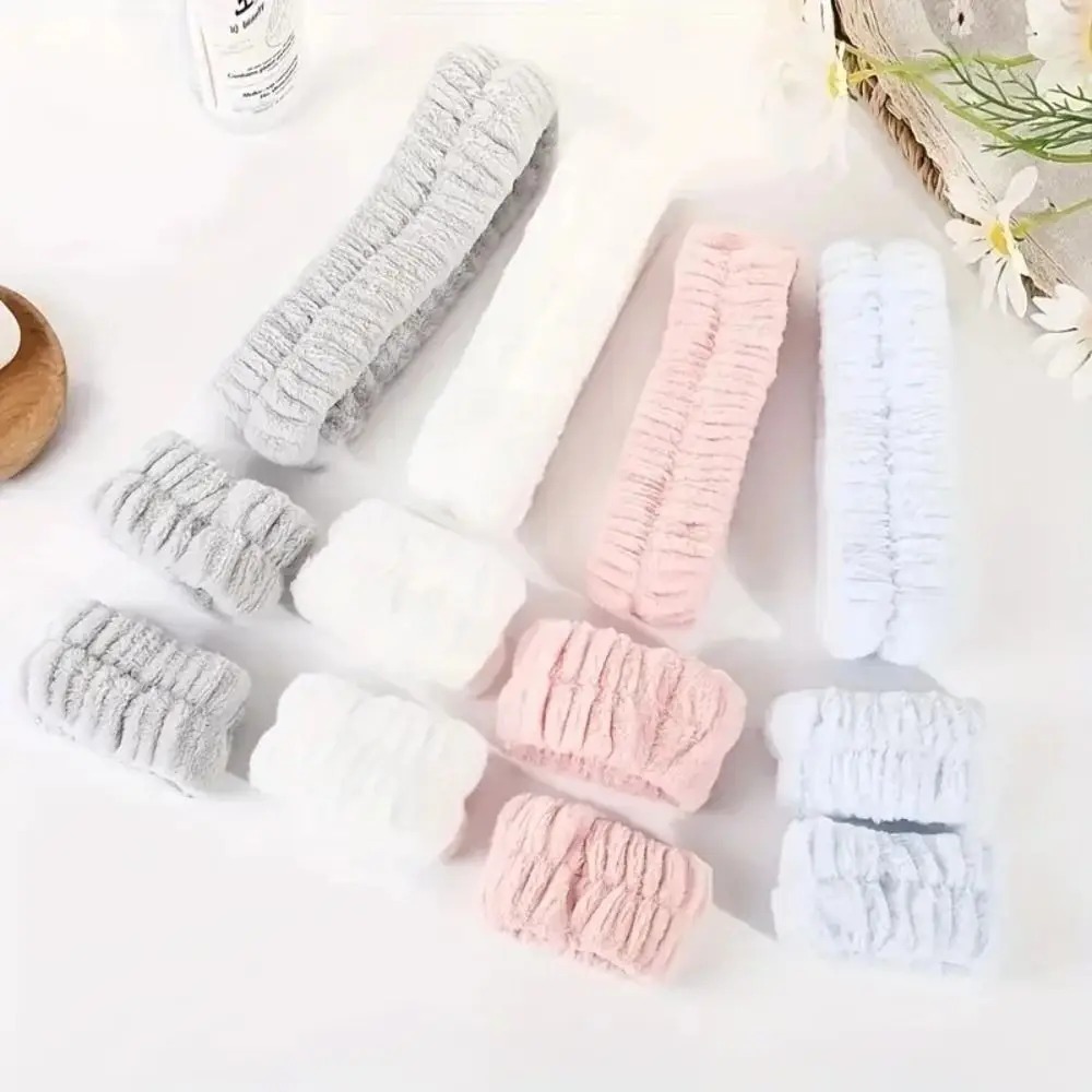 High Elastic Makeup Belt Facial Cleanser Bracelet Set for Skincare and Facial Mask Use