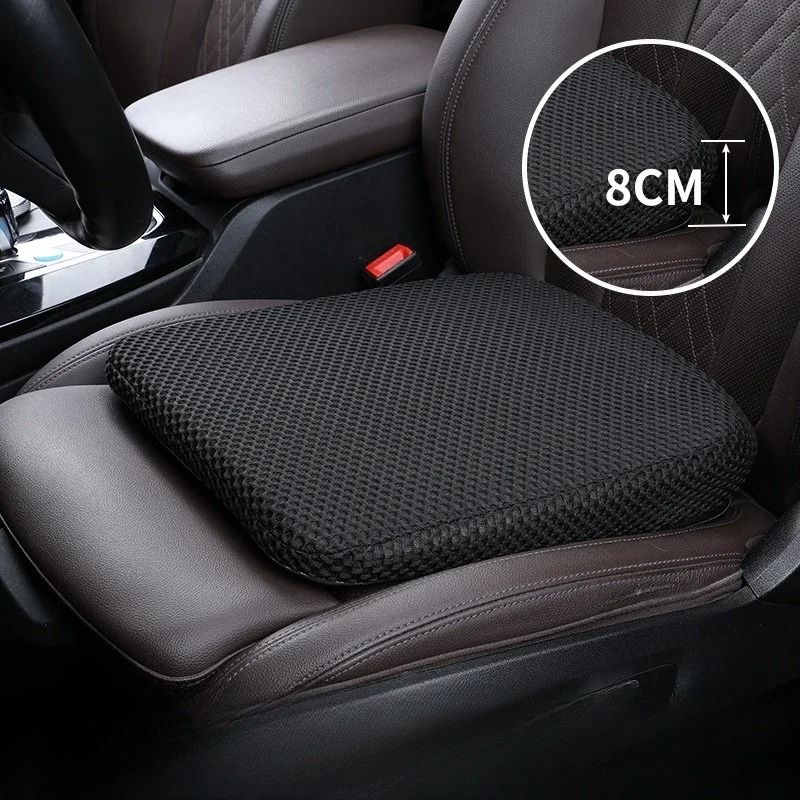 Car Seat Heightening Cushion with Beveled Design