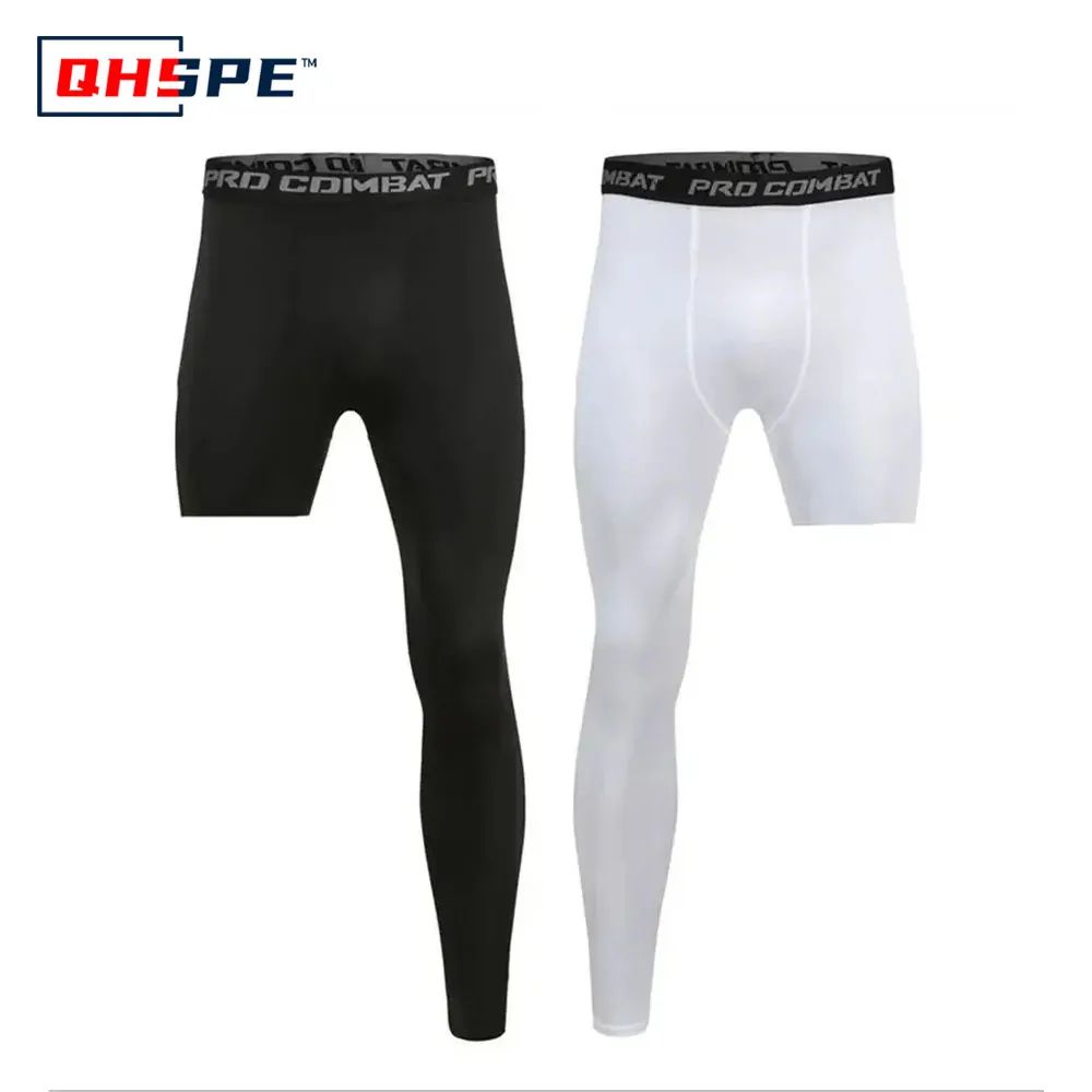 Single Leg Basketball Compression Tights – Breathable One-Leg Sports Leggings, Quick-Dry Sweat-Wicking Performance Sleev
