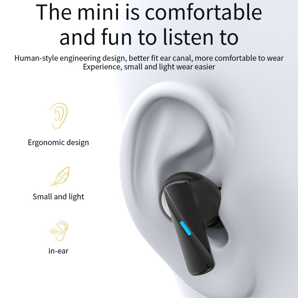 HiFi Wireless Earbuds with Touch Control & Noise Reduction Waterproof Bluetooth Earphones