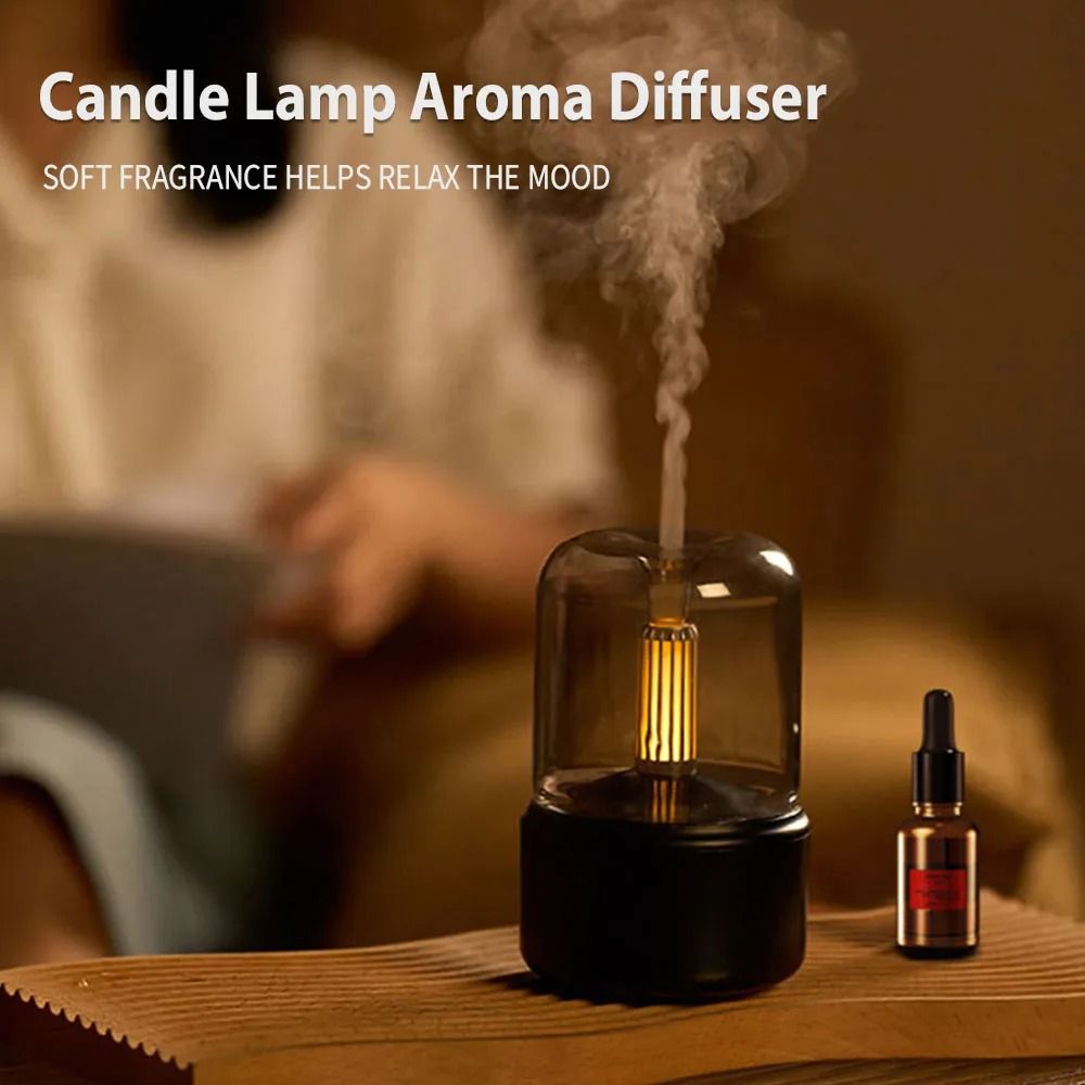Candle Lamp Aroma Diffuser & Air Humidifier