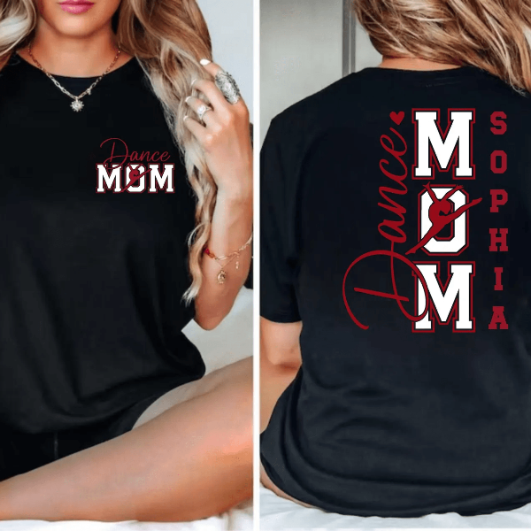 Personalized Dance Mom Shirt Custom Name Dance Mom Life Tee Gift