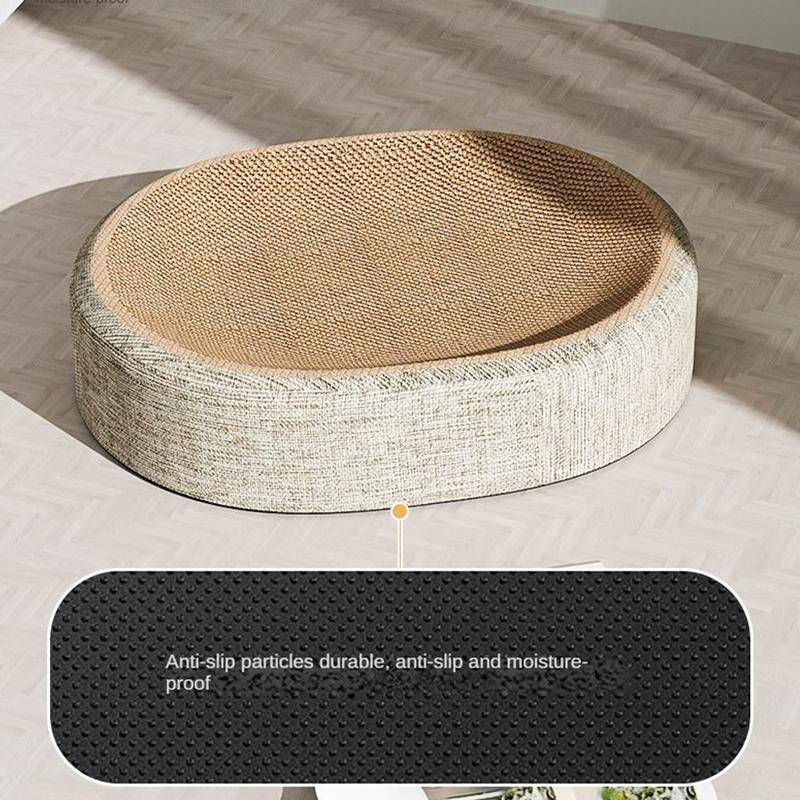 Wear-resistant Cat Nest, Oval Cat Scratching Board, Furniture Grinding Claw Toy