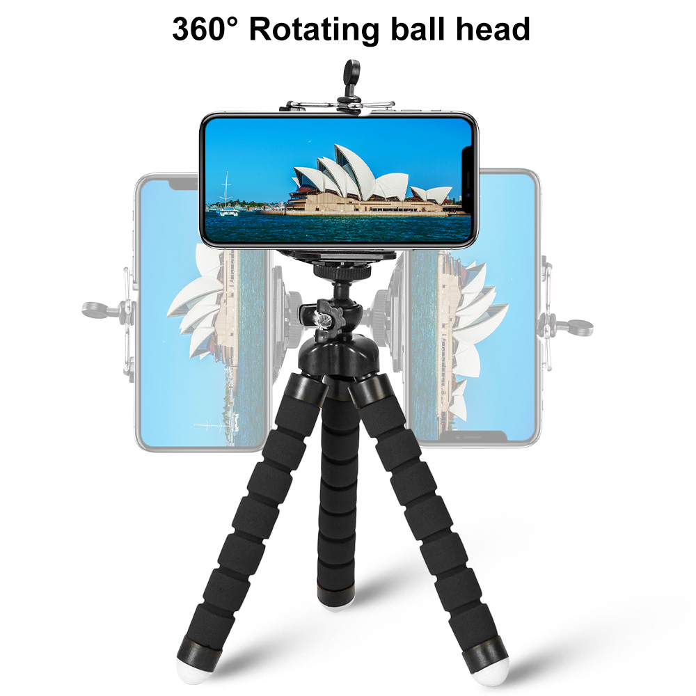 Portable Octopus Mini Flexible Tripod Mobile Camera Holder Phone Tripod Holder Monopod Stand Clip For Smartphone