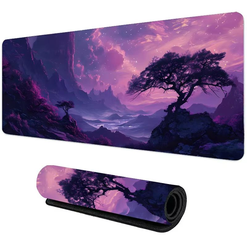 Moonlight Aura XXL Gaming Desk Mat - Large Mouse Pad with Non Slip Base