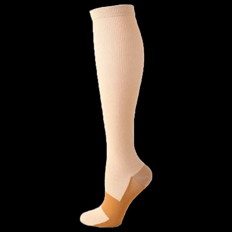 Medical Calf Compression Stockings Knee High Open Toe Pressure Socks