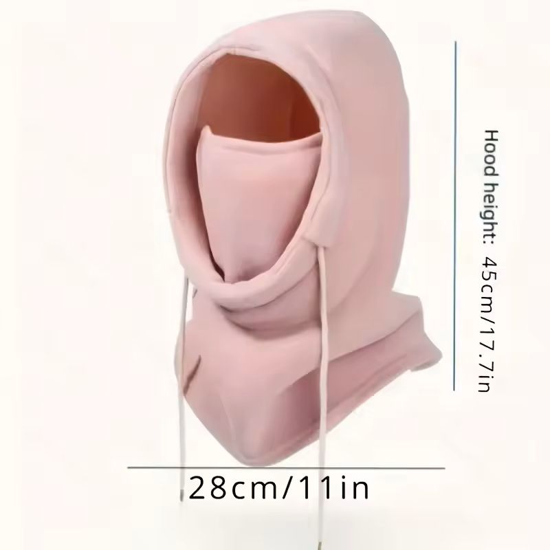 Winter Hooded Neck Gaiter for Cold Weather Protection
