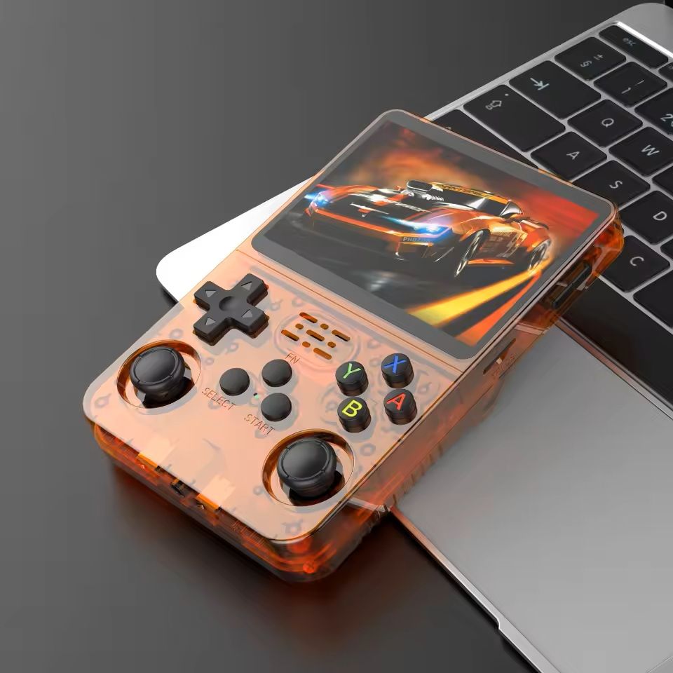 Retro Game Console 3.5 Inch Screen with 64G or 128G Storage Linux System Portable Player