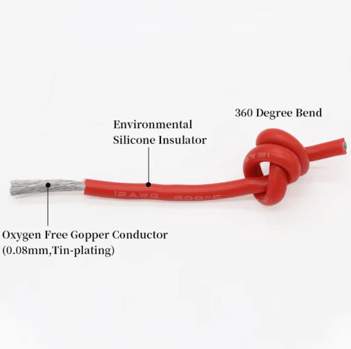 Ultra Soft Silicone Wire Cable Heat Resistant Flexible Copper Wire 8 30 AWG 1M 5M