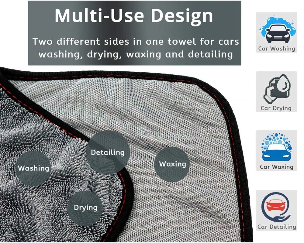 Soft Microfiber Car Wash and Drying Towel