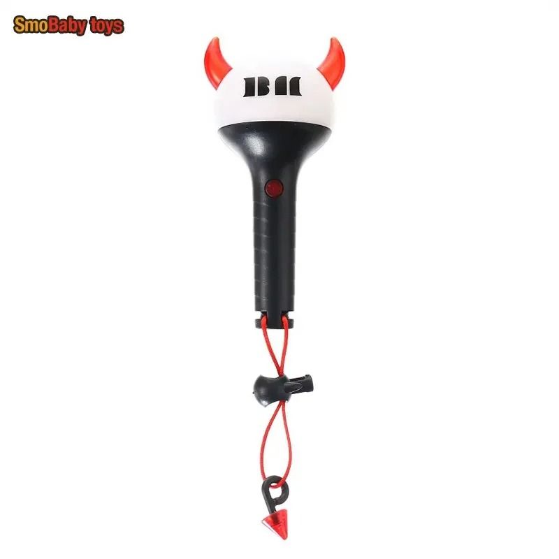 Kpop Mini Light Stick Keychain with Battery Powered Creative Light Up Keyring Gift