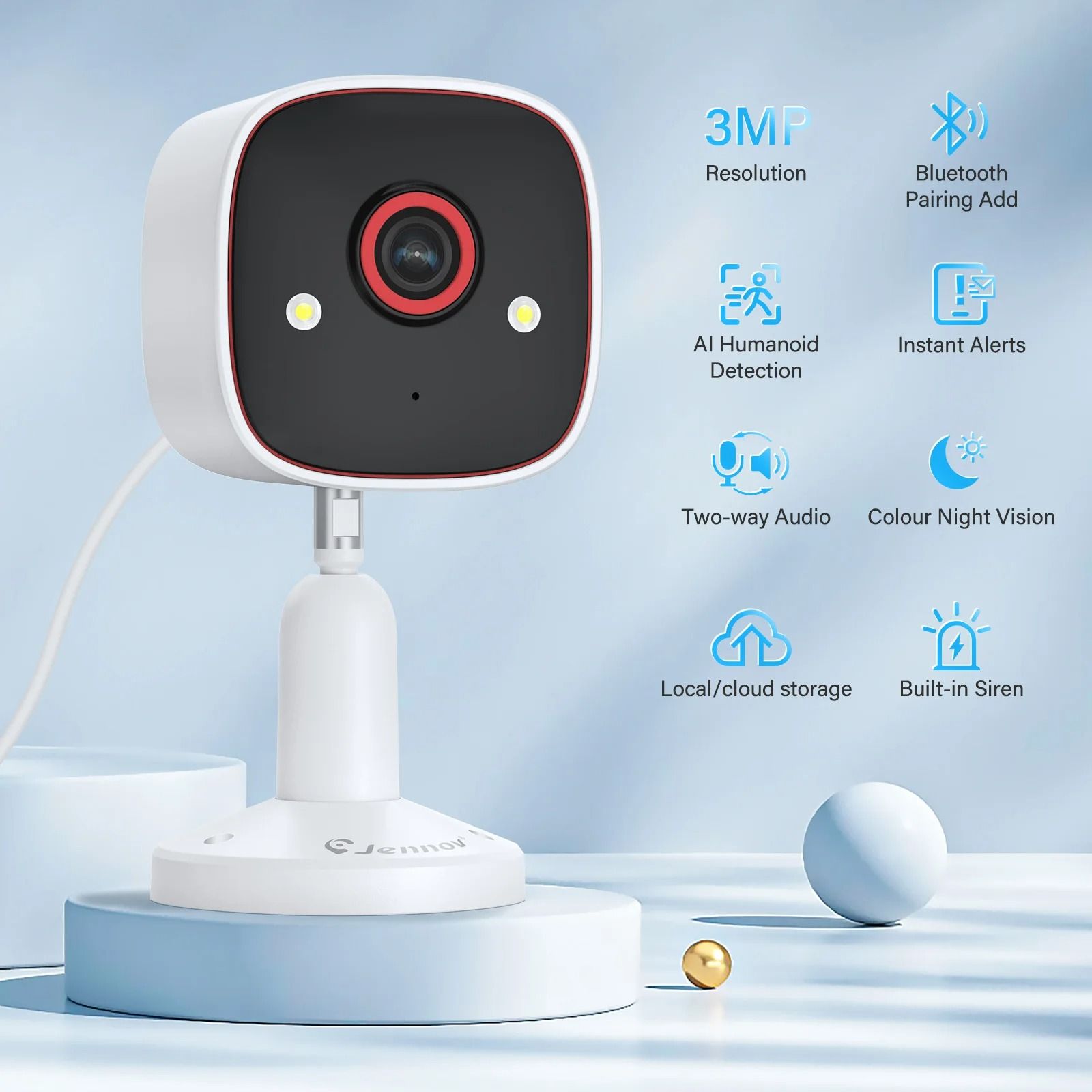 2K High Definition Intelligent Surveillance Camera