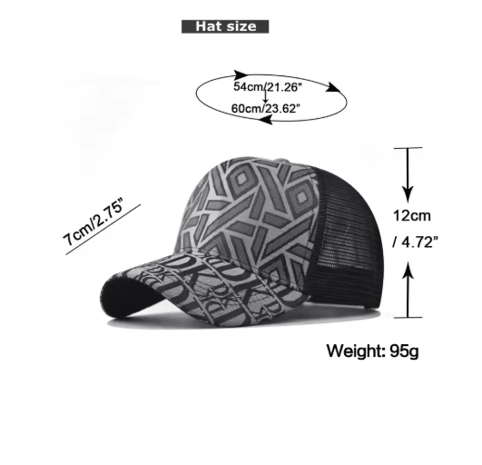 2025 Plaid Mesh Baseball Cap Unisex Summer Sun Protection Hat