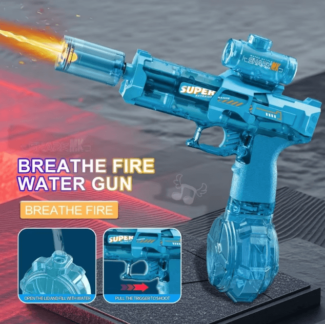 LED Automatic Electric Water Gun – Light-Up Summer Water Blaster Toy for Kids