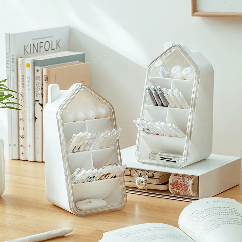 Japanese Style Horizontal Pen Holder Desktop Organizer