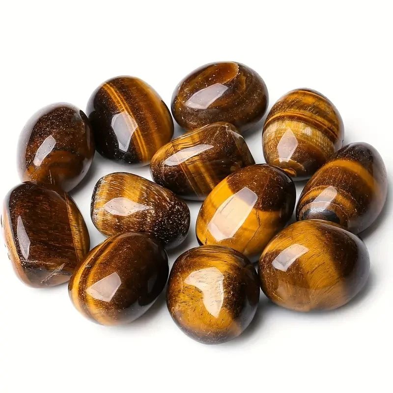 Tiger Eye Tumbled Crystal Polished Stones Decor