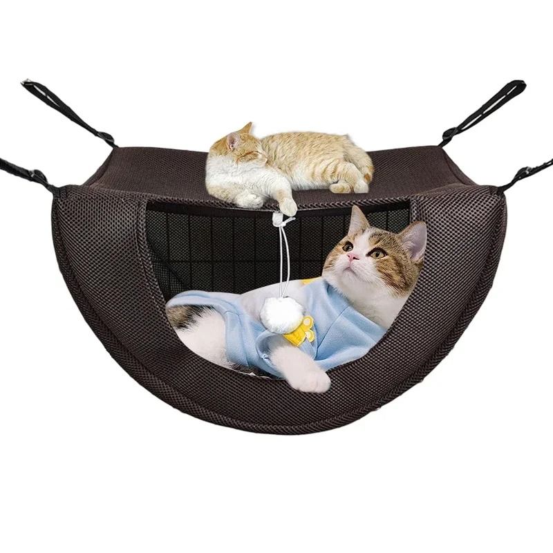 Cat Hammock Mesh Hanging Bed for Cages Small Animal Sleeping House