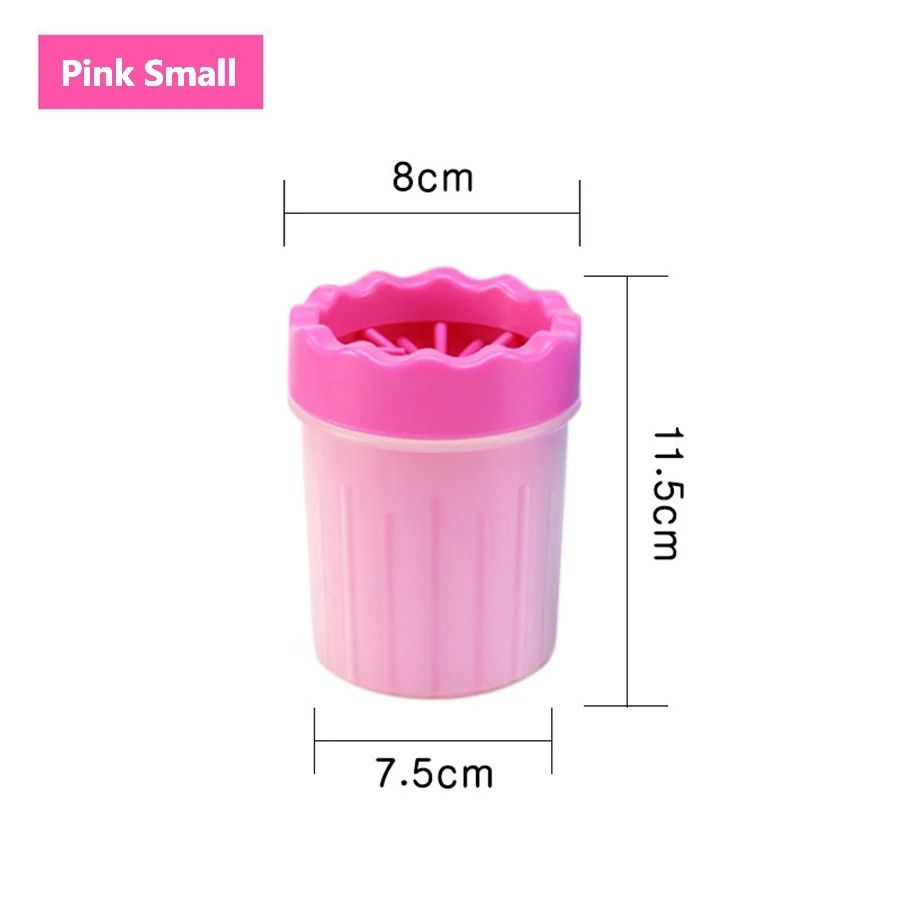 Pet Paw Cleaning Cup with Soft Silicone Brush