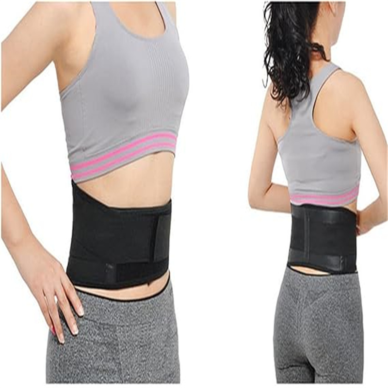 Back Support Lumbar Brace, Adjustable Self-Heating Waist Belt Massage Band Health Care