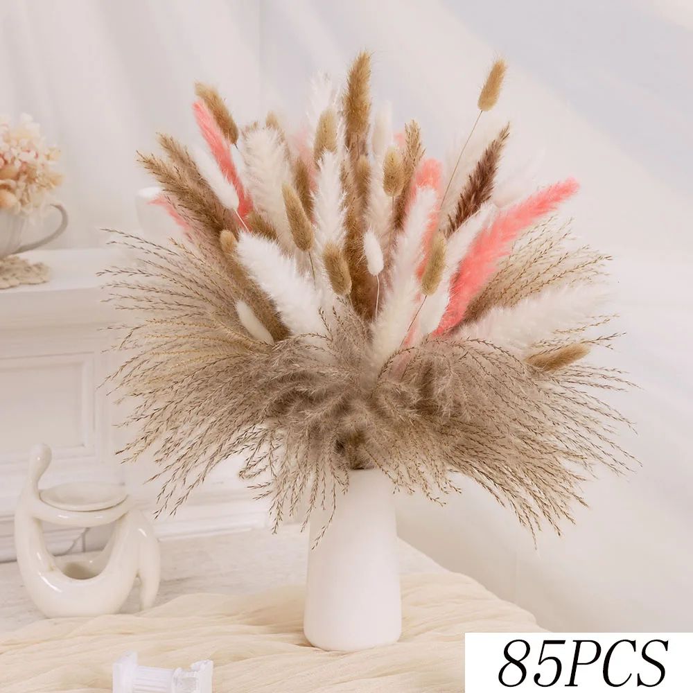 Boho Pampas Grass Dried Flower Wedding Bouquet