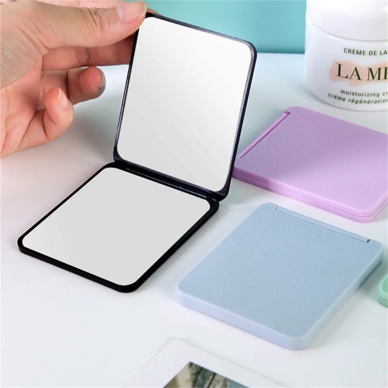Compact Mirror Foldable Makeup Mirror, Portable Double-Sided for Dorms and Travel