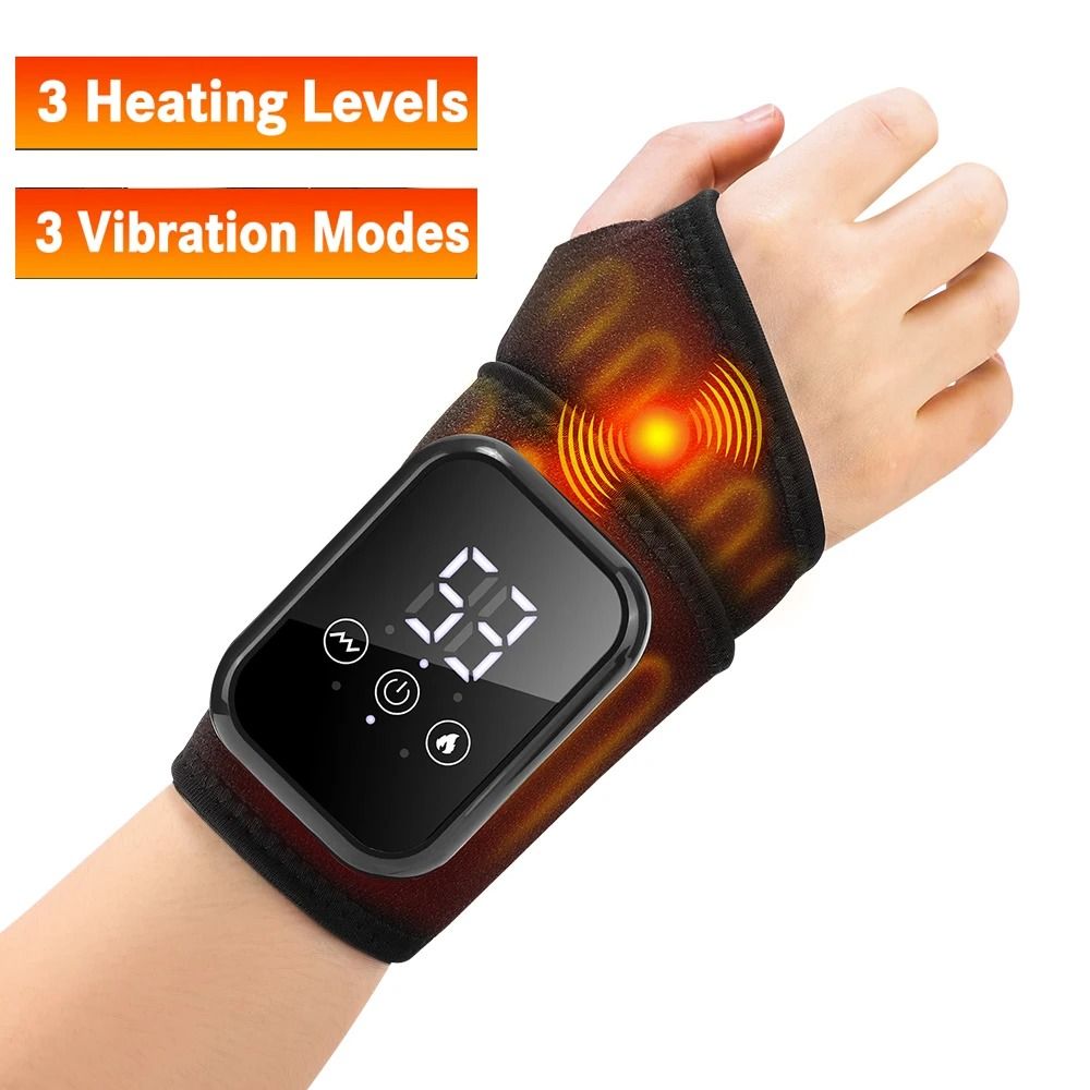 Electric Ankle Brace With Heat Compression And Vibration Massage Therapy