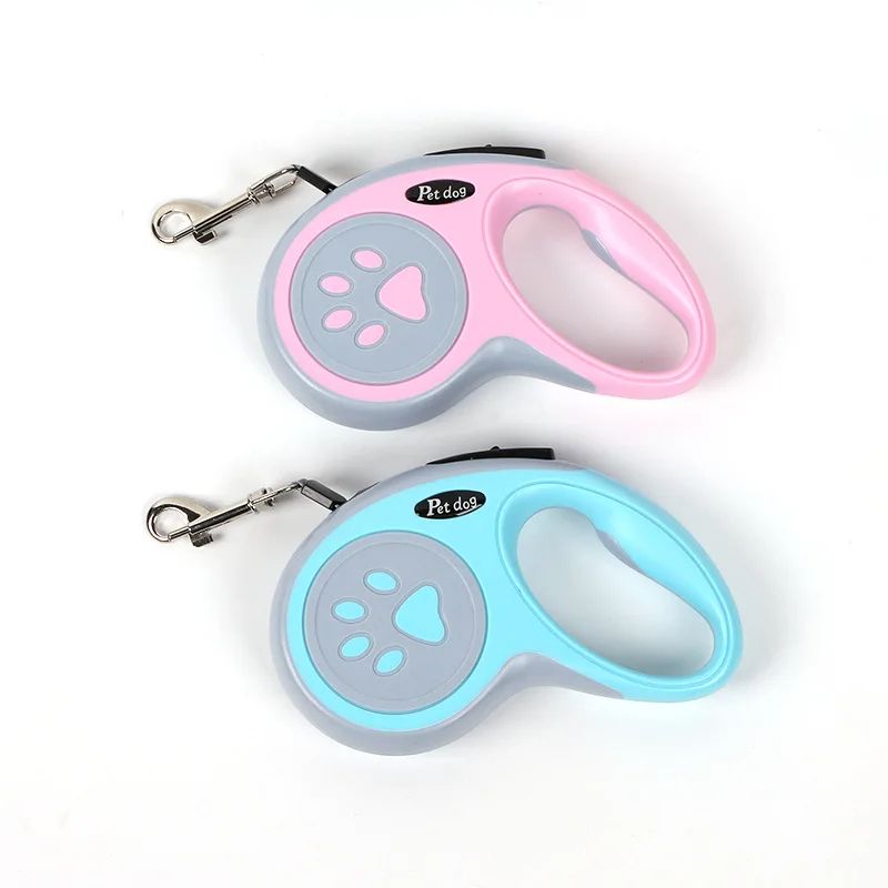 Durable Nylon Dog Leash Retractable & Extending Cat Lead, Automatic Puppy Walking Running Traction Roulette
