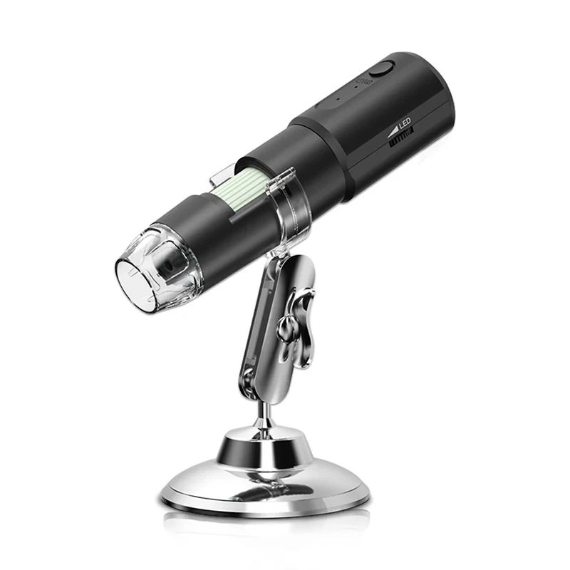 Digital Microscope WiFi, Wireless Electron Dermatoscope for Scalp, Skin & Jewelry Inspection
