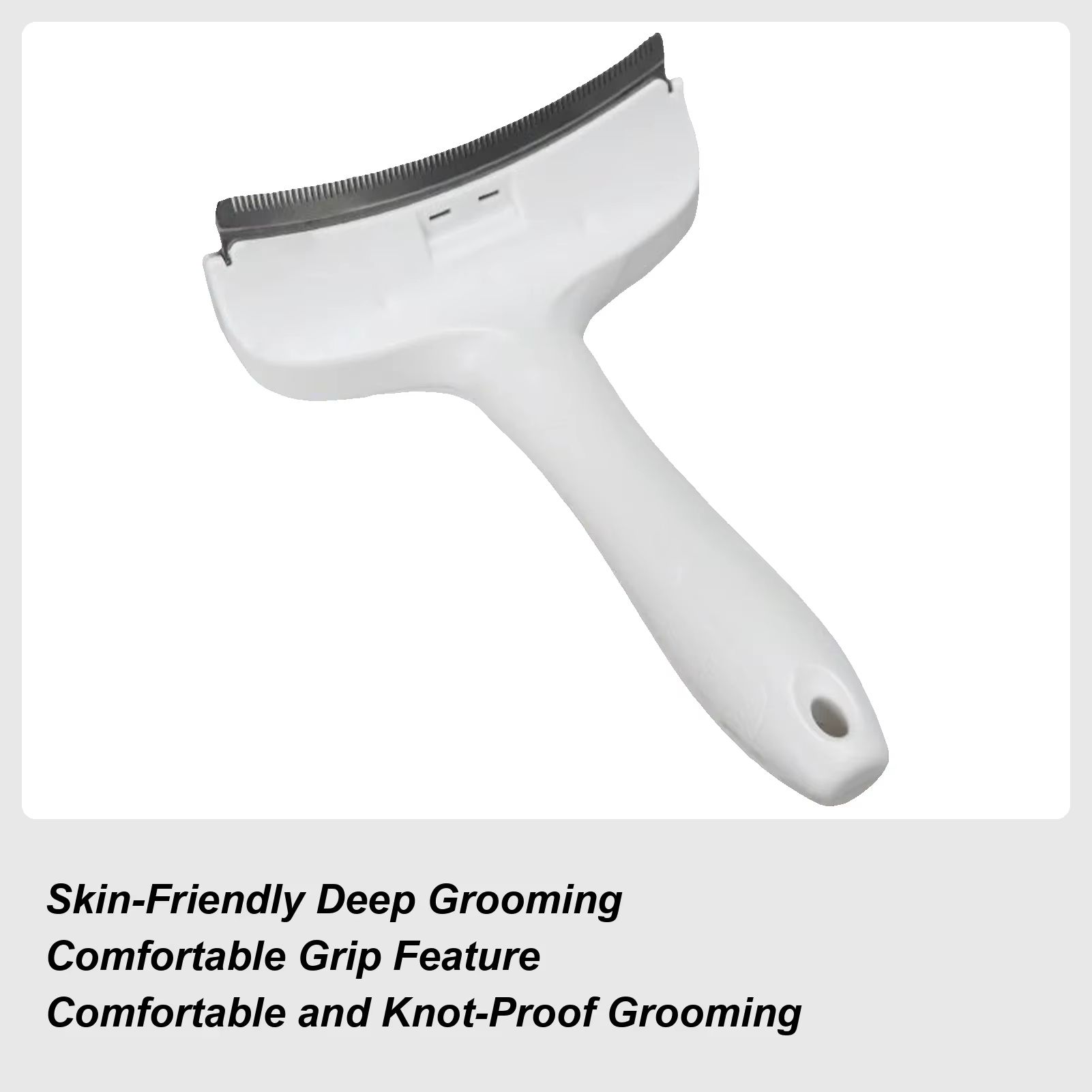 Slicker Undercoat Deshedding Brush and Dematting Tool for Dogs and Cats