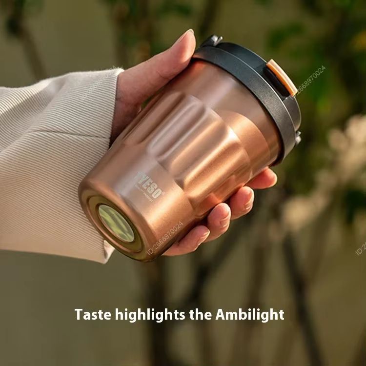 Tyeso Stainless Steel Coffee Mug – Vintage Insulated Travel Cup for Hot & Cold Drinks