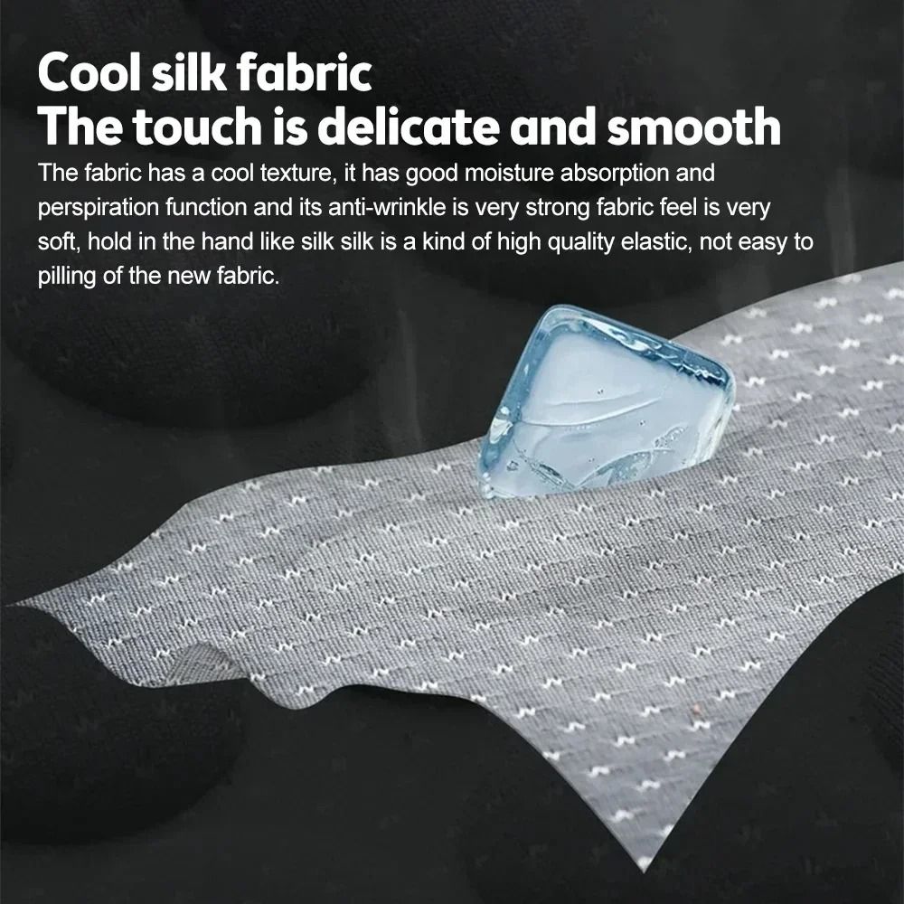 Ice Silk Car Seat Cushion with 3D Spherical Protrusions