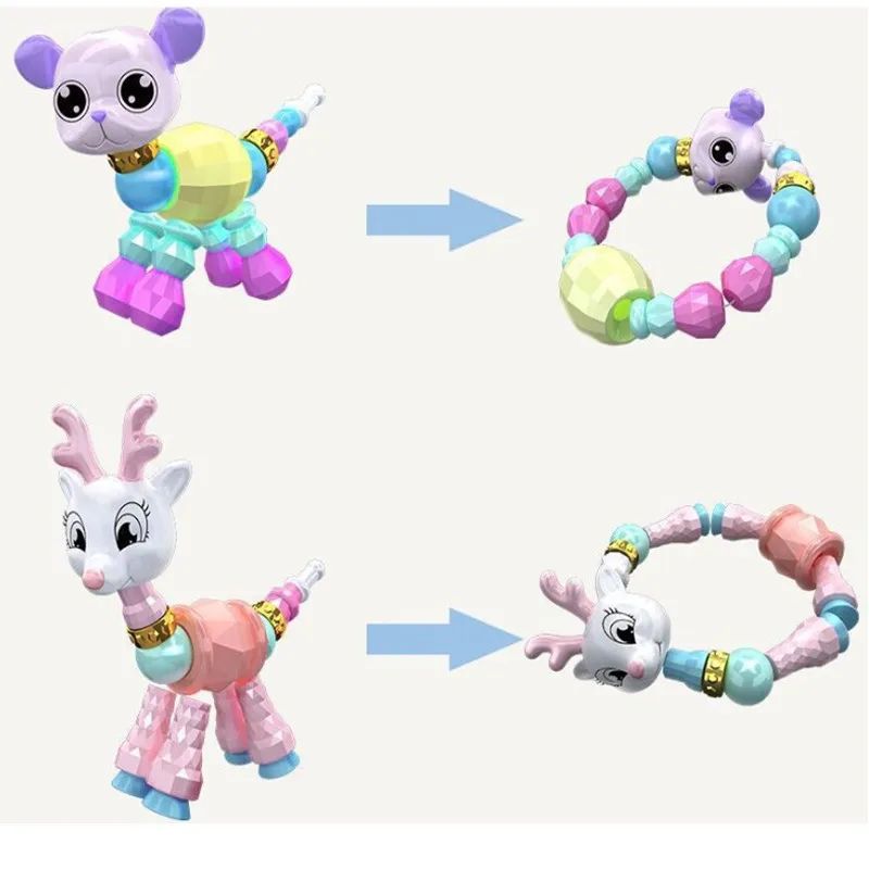 DIY Cute Magic Animal Twist Bracelets