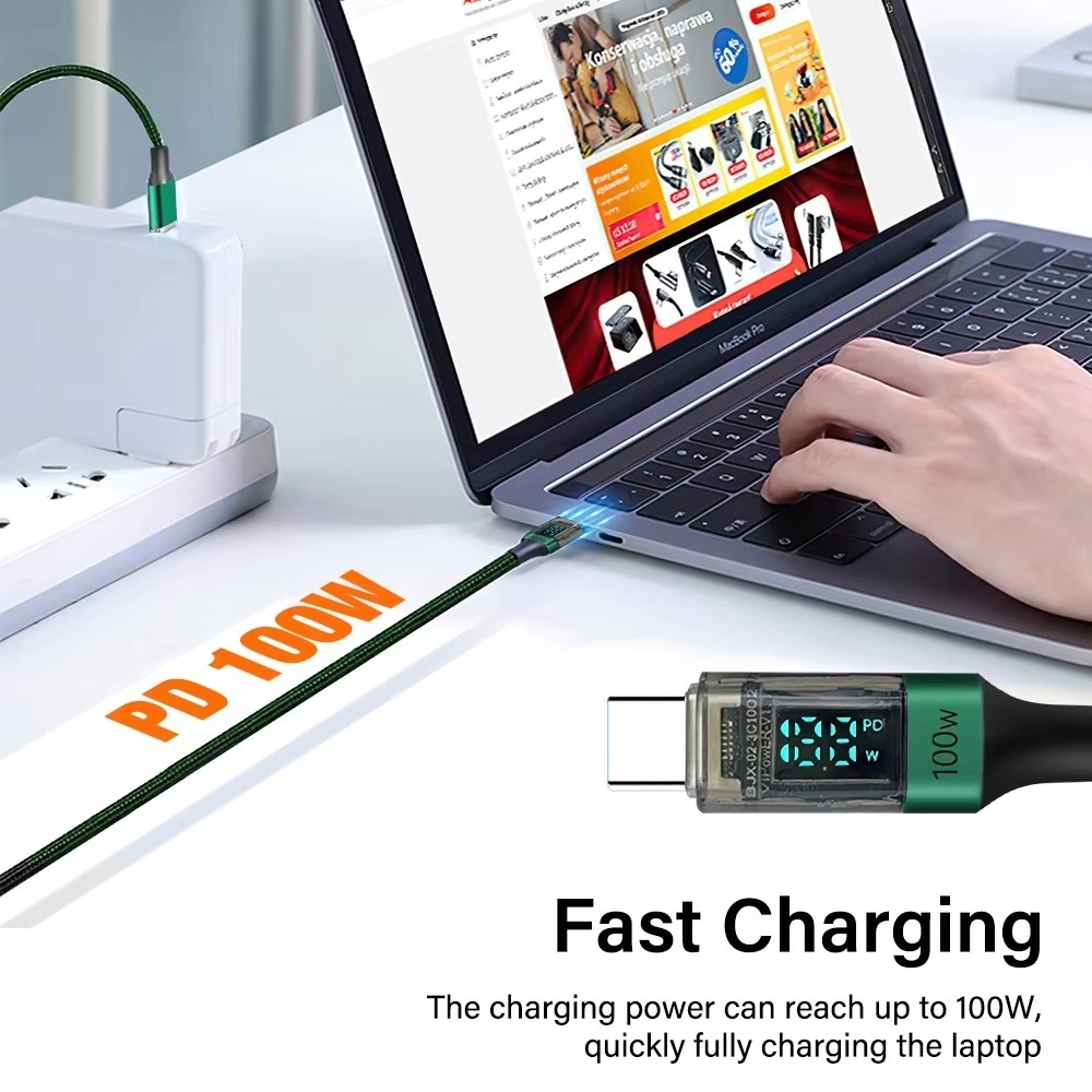USB Type C Quick Charge Wire USB C To USB C Cable PD Fast Charging