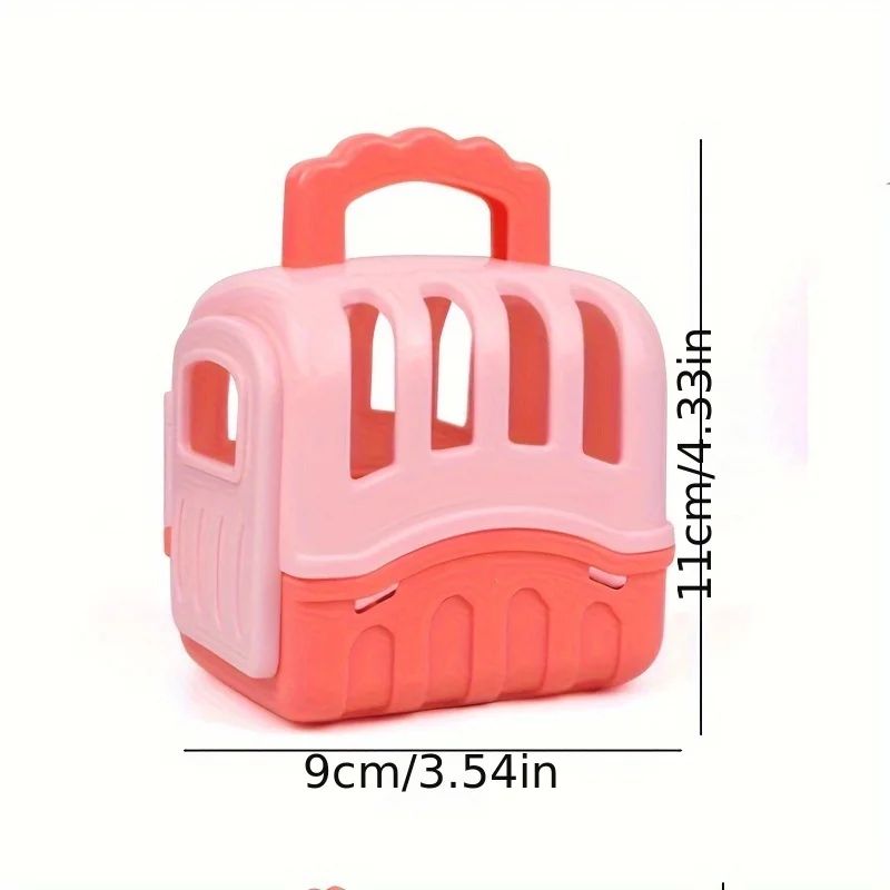 Cute Dog Doll Basket Playset