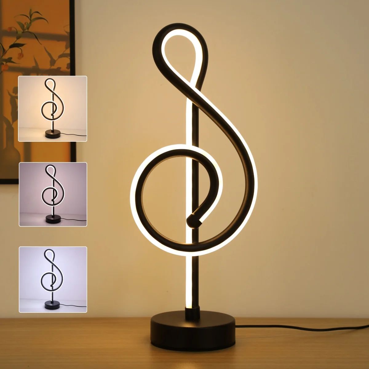 Musical Note LED Dimmable Table Lamp