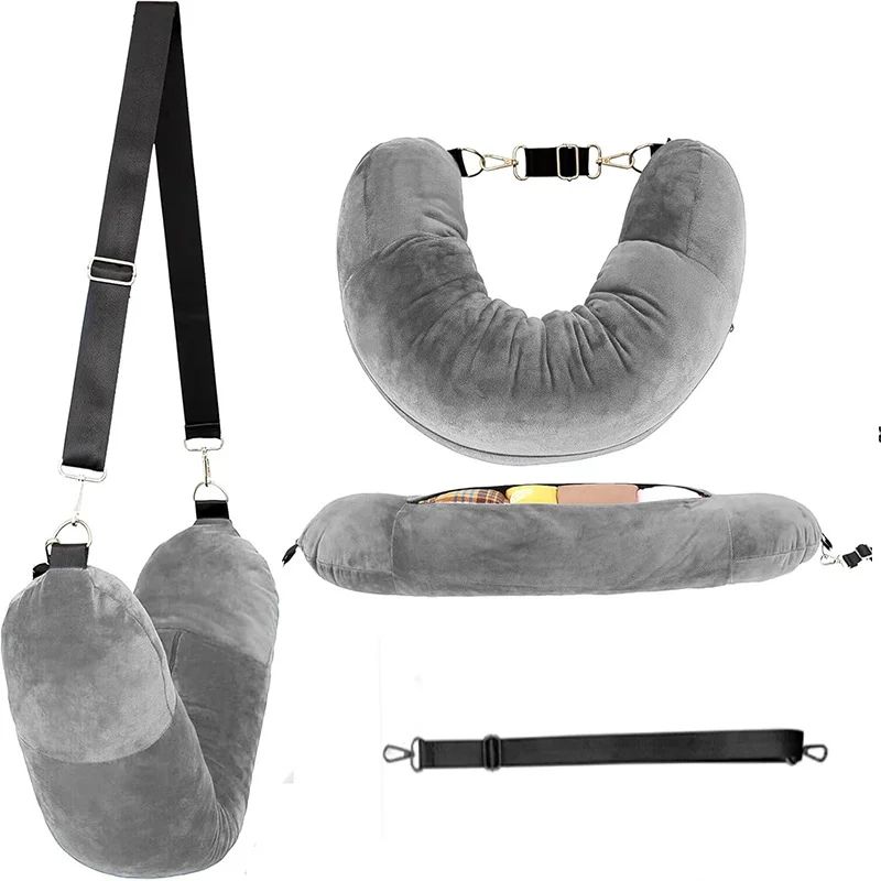 Convertible U Shaped Travel Neck Pillow