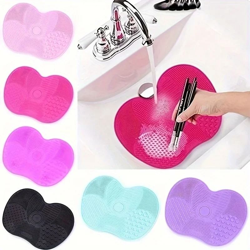 Silicone Makeup Brush Cleaning Scrub Pad