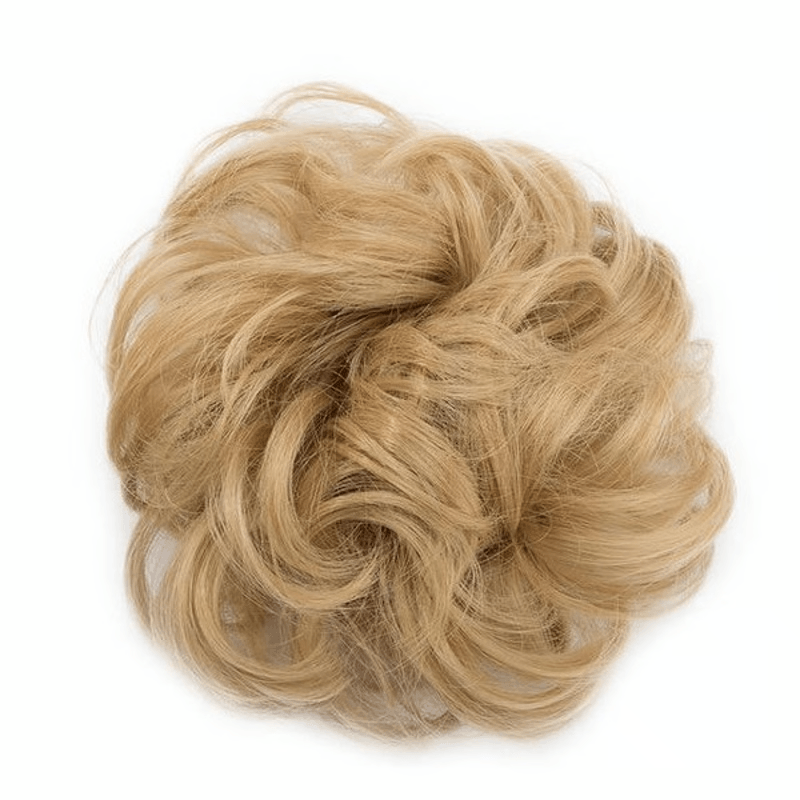 Rose Bun Hair Scrunchie for Effortless Messy Buns & Volume Boost, Instant Styling