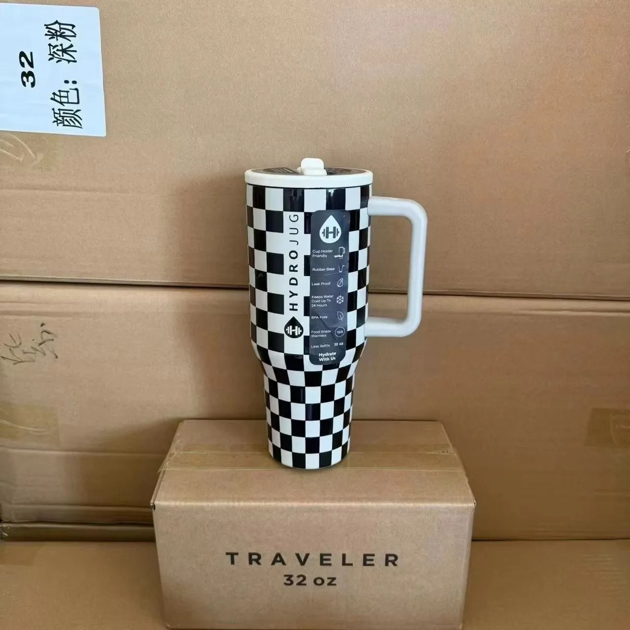 Insulated Stainless Steel Travel Tumbler with Straw Lid