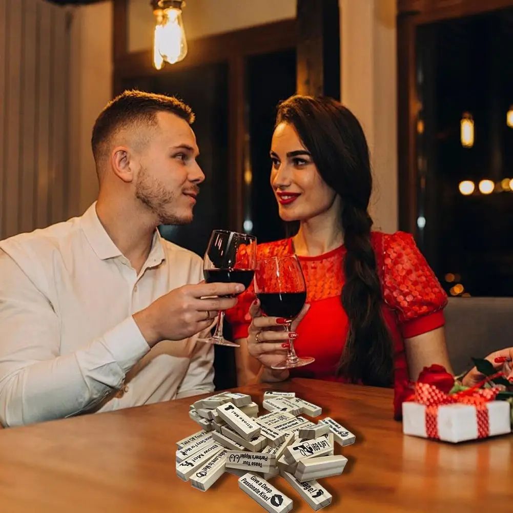 Couples Wooden Love Block Game