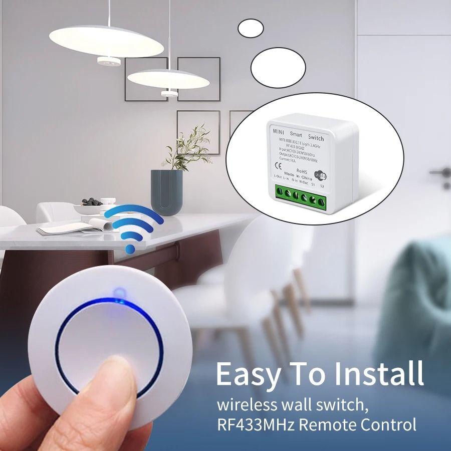 WiFi Smart Switch 16A 20A Relay Controller