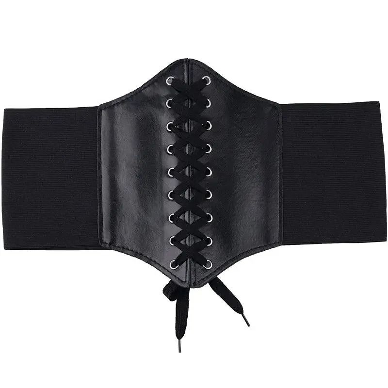 YBFDO Women Corset Shapewear Belt Slimming Waist Body Shaper Elastic Waistband Gothic Dress Girdle Tummy Control