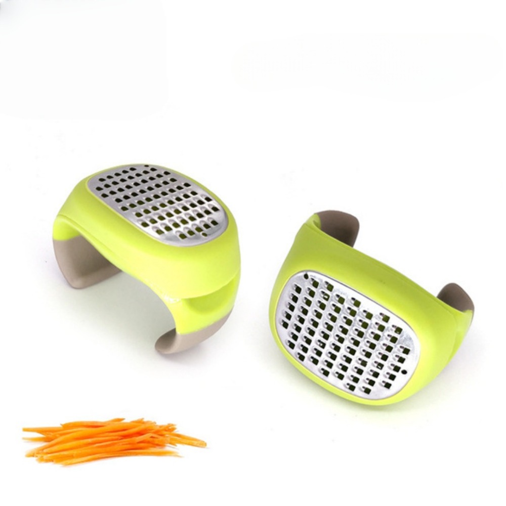 Stainless Steel Garlic Press Rocker Easy Clean Garlic Mincer for Ginger and Herbs