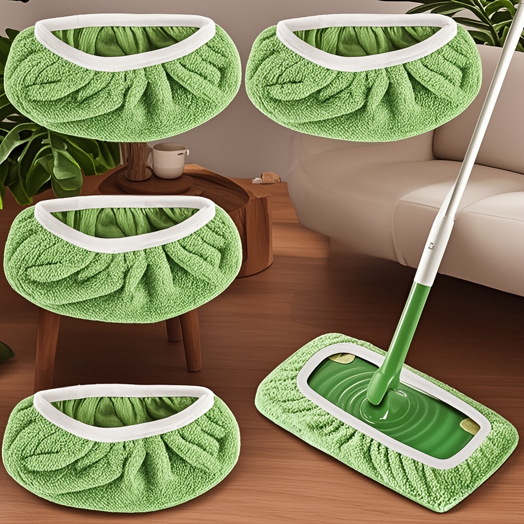 Ultra-fine Fiber Reusable Mop Pads, High Water Absorption Cleaning Pads for Most Mops