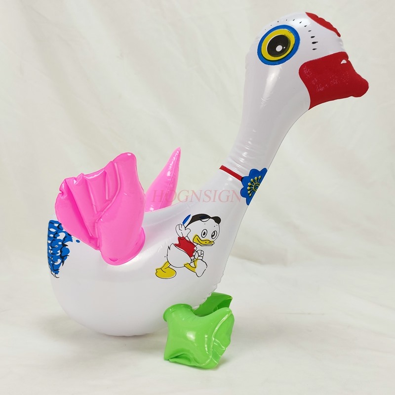 Inflatable Swan Punching Toy for Kids Outdoor Water Play Fun